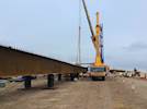 Bridge beams to be lifted into place over M1 image