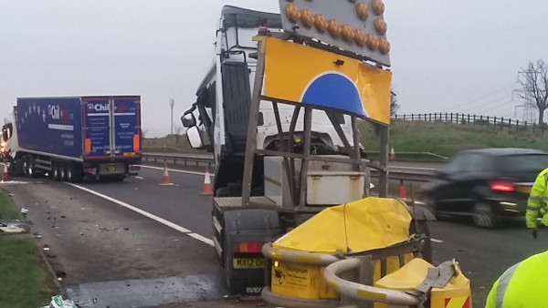 Drivers wilfully ignoring safety advice at roadworks image