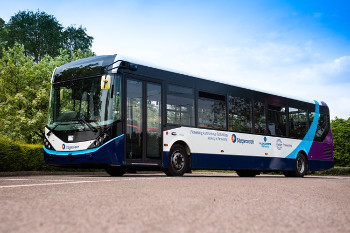 Europe’s first full-sized autonomous bus trialled at CAV Scotland image