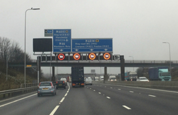 Greater Manchester’s first smart motorway fully operational image