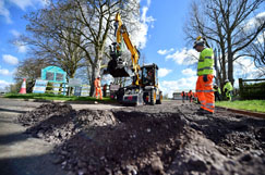 JCB and Tarmac team up against potholes image