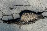Lincolnshire road with ‘500’ pothole repairs image