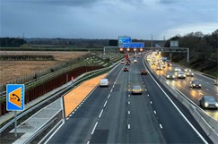 M56 smart motorway makes it over the line  image
