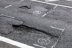 Pothole call-outs up but drivers 'dodge bullet' image