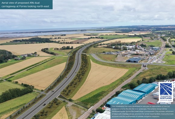 Scottish Government digs in on A96 with 40km shared path image
