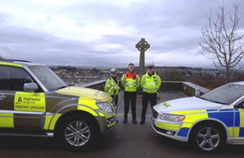Traffic officers with the force in Cornwall image