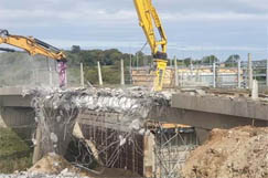WATCH: A30 bridge ‘high reach’ demolition process image