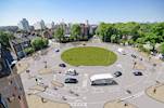 Work begins on cycle friendly roundabout image
