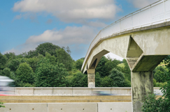 World first barrier to protect M1 bridge image
