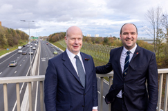 £110m A1 upgrade complete image