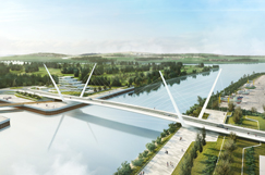 £80m twin-leaf swing bridge good to go image