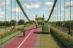 Activists want Hammersmith Bridge closed to motor traffic for good image