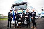 Automated trucks demonstrated in Europe image