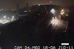 Footage shows driver ignoring motorway closure image