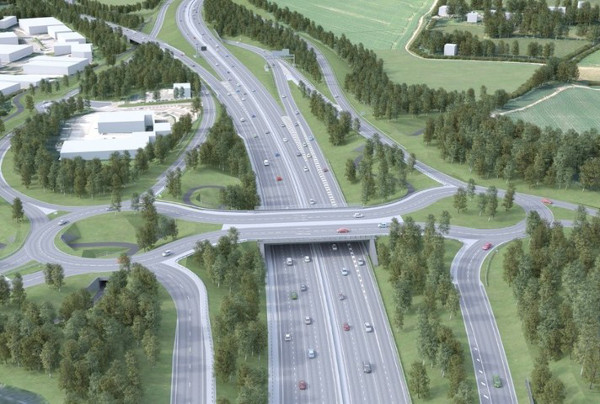Highways England takes forward £150m plans for freeflow M3 junction image