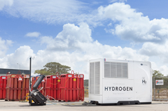 Kier trials hydrogen generator on A585 scheme image