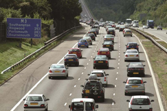 M3 smart motorway scheme first to be halted image
