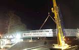 New bridge over A14 installed in two days image