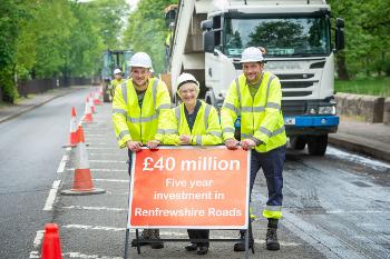 Renfrewshire launches £40m spend on quality, long-term repairs image