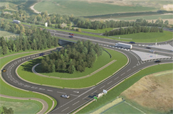 Report challenges Scottish government road buillding image