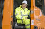 Road safety campaign targets gritter undertakers image