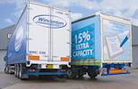 Trial leads to reduction in lorry journeys on UK roads image