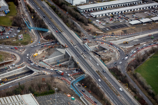 Triple decker, double deckers and an Angel: A19 roundabout opens image
