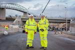 Vital underpass opens on mammoth Scottish roads job image