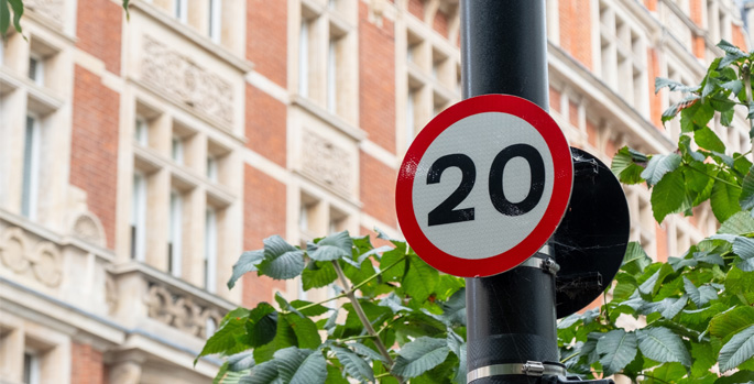 Research shows benefits of 20mph with 'physical measures' 