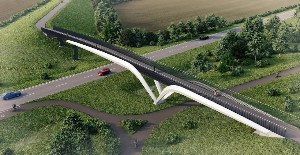 New bridge to spread its wings over the A10