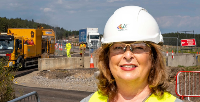 £185m works commence on third section of A9 programme 