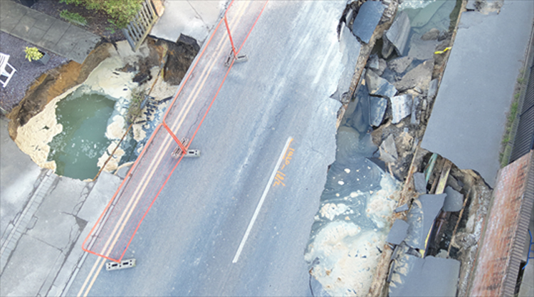 Sinkhole investigations delayed
