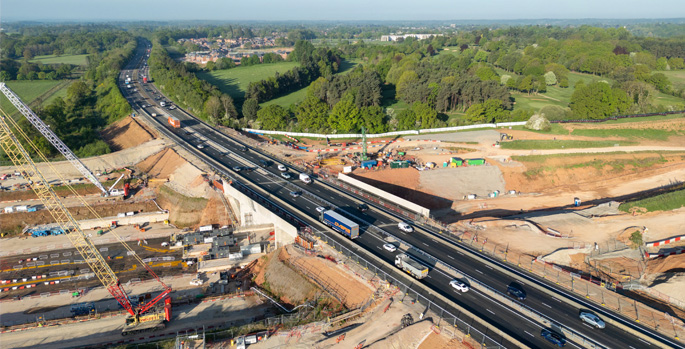 UK’s heaviest bridge slide completed by Balfour Beatty VINCI
