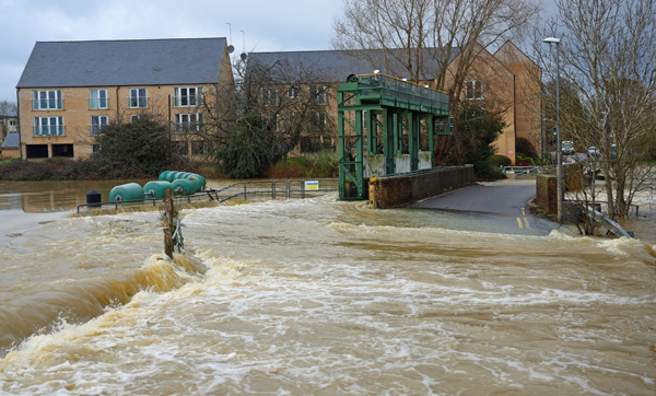 Cambs road washed away for second time this year