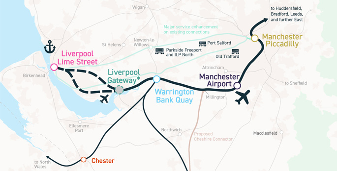 New Liverpool-Manchester railway proposed to ease SRN congestion