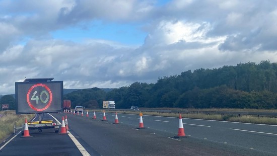 10,000 fines issued in months for M6 roadworks speeding
