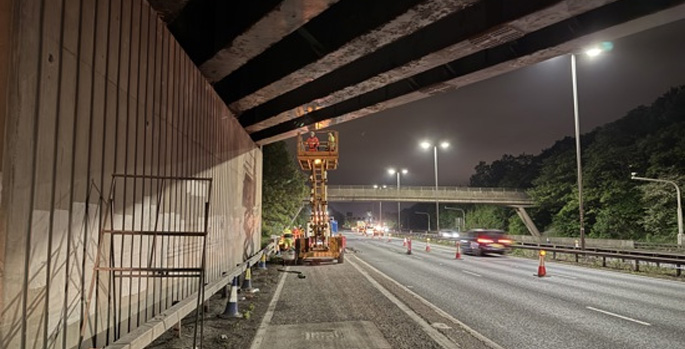 National Highways makes plea for caution after workers put at risk