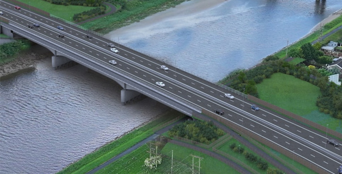 Welsh government announce preferred Option for A494 River Dee Bridge replacement