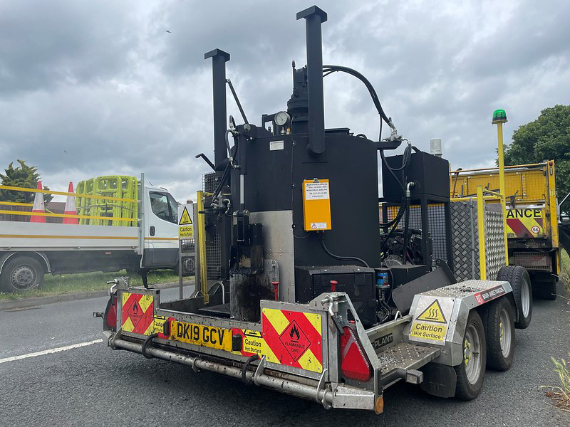 Battle of the pothole repair machines is score draw