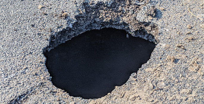 Forget the pothole plague, what about the sinkhole scourge?