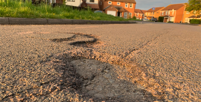 Summer heat brings pothole issue to the boil